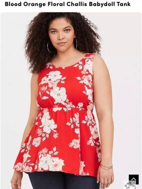 Torrid Floral Tank Top